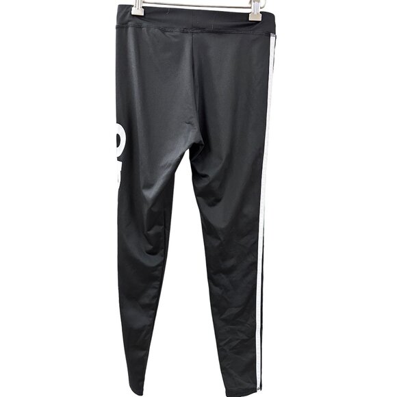 🌸3/$15🌸Black Adidas Joggers with White Stripe Down Leg sz Small - Picture 4 of 7